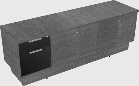 Low credenza cabinet