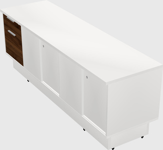 Low credenza cabinet