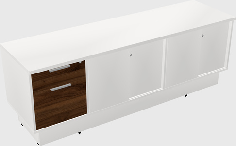 Low credenza cabinet