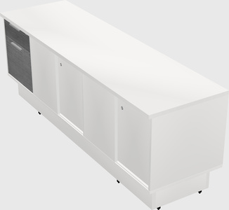 Low credenza cabinet