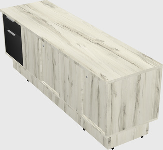 Low credenza cabinet