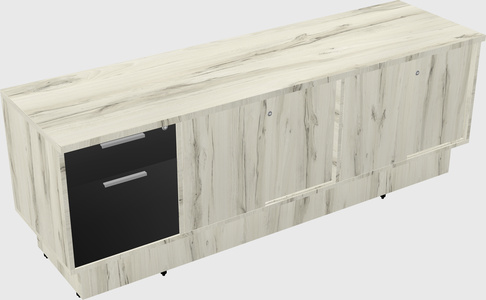 Low credenza cabinet