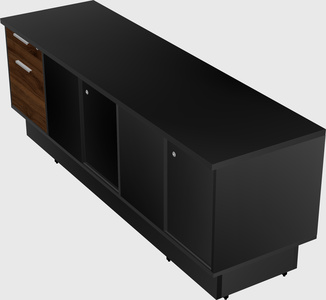 Low credenza cabinet