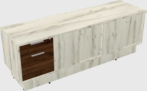 Low credenza cabinet