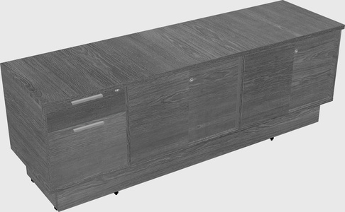 Low credenza cabinet