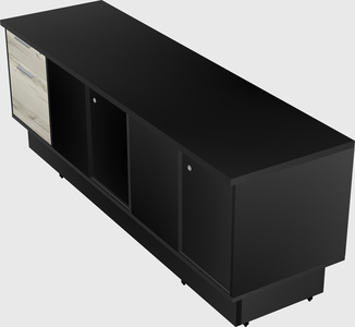 Low credenza cabinet