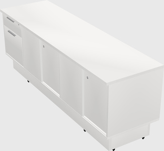 Low credenza cabinet