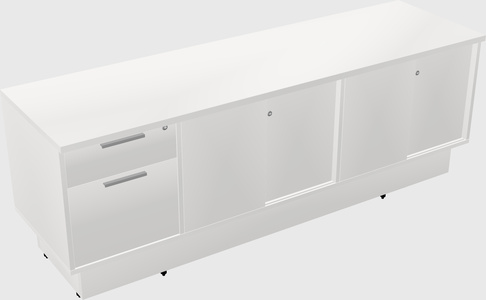 Low credenza cabinet