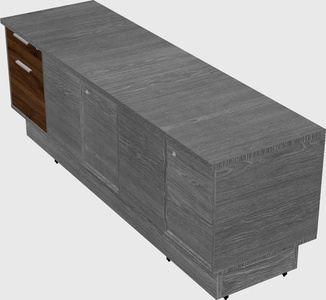 Low credenza cabinet