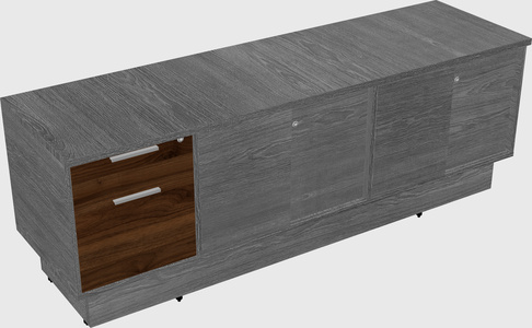 Low credenza cabinet