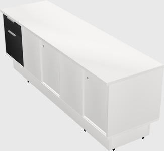 Low credenza cabinet
