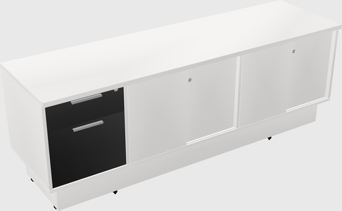 Low credenza cabinet