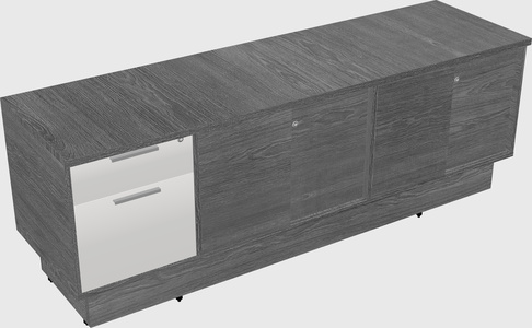 Low credenza cabinet