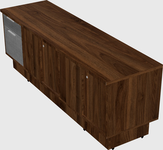 Low credenza cabinet