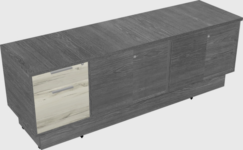 Low credenza cabinet