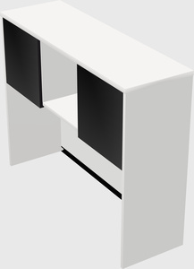Desk hutch