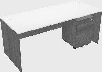 Rectangular desk