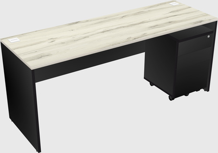 Rectangular desk