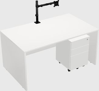 Rectangular desk