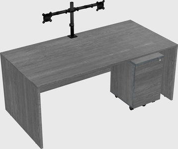 Rectangular desk
