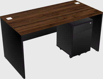 Rectangular desk