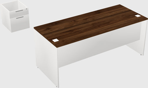 Rectangular desk
