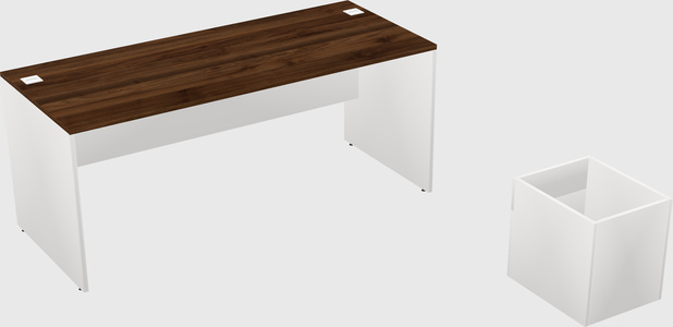 Rectangular desk