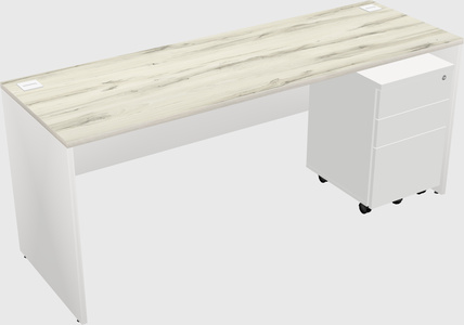 Rectangular desk