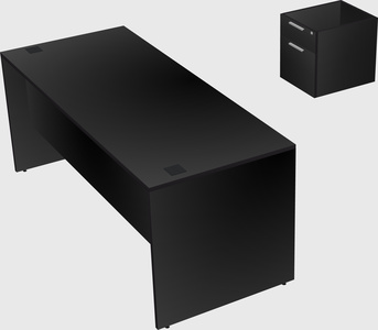 Rectangular desk