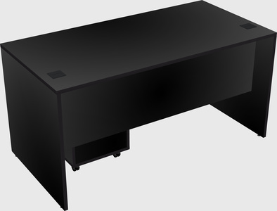 Rectangular desk