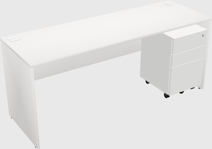 Rectangular desk