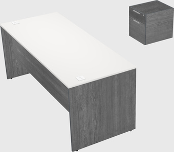 Rectangular desk
