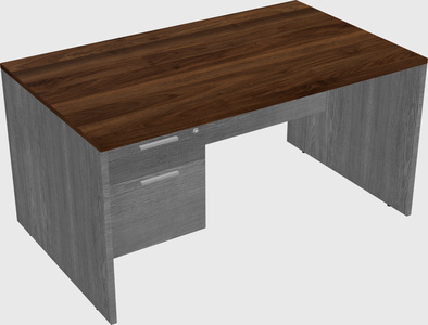 Rectangular desk