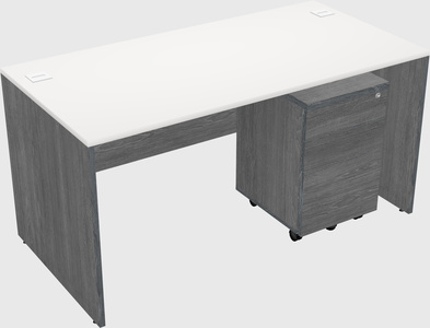 Rectangular desk