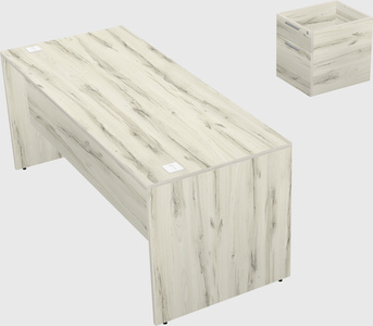 Rectangular desk