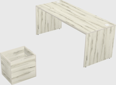 Rectangular desk