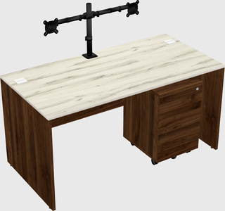 Rectangular desk