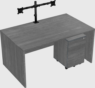 Rectangular desk