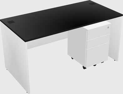 Rectangular desk