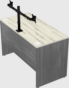 Rectangular desk