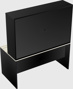 Rectangular desk