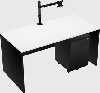 Rectangular desk