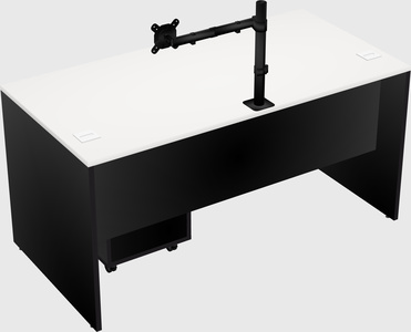 Rectangular desk