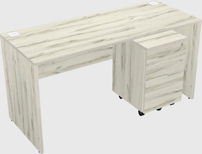 Rectangular desk