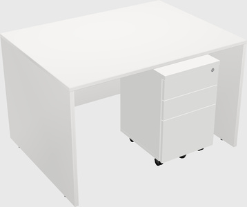 Rectangular desk