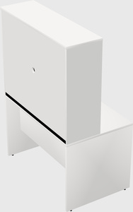 Rectangular desk