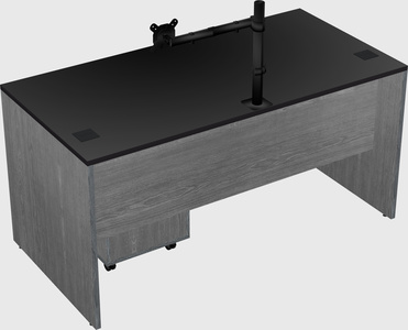 Rectangular desk