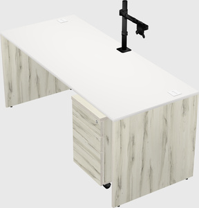 Rectangular desk