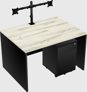 Rectangular desk