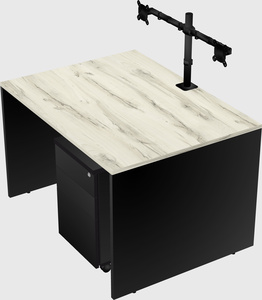 Rectangular desk